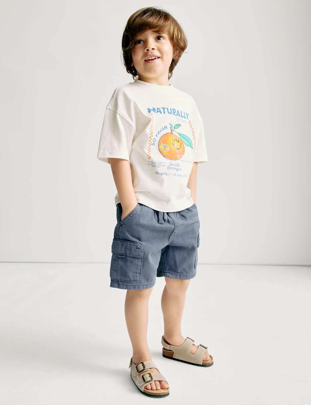 Cotton Rich Cargo Shorts (2-8 Yrs) 11 Cotton Rich Cargo Shorts (2-8 Yrs) - Image 9