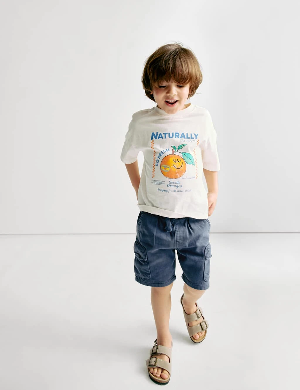 Cotton Rich Cargo Shorts (2-8 Yrs) 13 Cotton Rich Cargo Shorts (2-8 Yrs) - Image 11