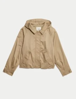 Cotton Rich Cropped Trench Utility Jacket (2-16 Yrs) -School Uniform Store cotton rich cropped trench jacket 2 16 yrs 1 1