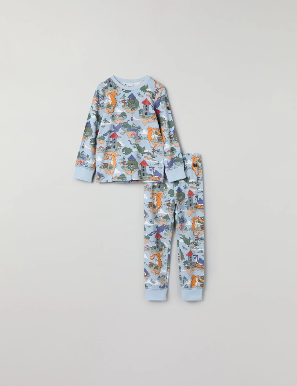 Cotton Rich Dragon Print Pyjamas (1-10 Yrs) 10 Cotton Rich Dragon Print Pyjamas (1-10 Yrs) - Image 8