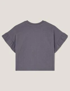 MONSOON Cotton Rich Embellished Frill Sleeve Top (3-13 Yrs) 17 MONSOON Cotton Rich Embellished Frill Sleeve Top (3-13 Yrs) -School Uniform Store cotton rich embellished frill sleeve top 3 13 yrs 1 7