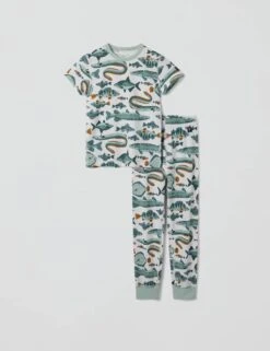 Cotton Rich Fish Pyjamas (1-10 Yrs) -School Uniform Store cotton rich fish pyjamas 1 10 yrs 1 5