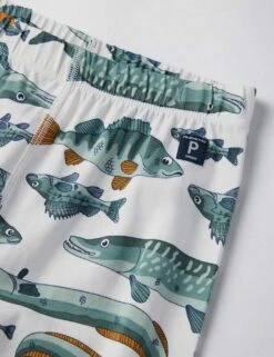 Cotton Rich Fish Pyjamas (1-10 Yrs) -School Uniform Store cotton rich fish pyjamas 1 10 yrs 1 6