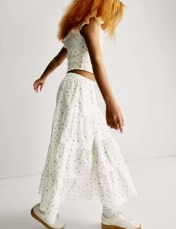 Cotton Rich Frill Bardot Top (6-16 Yrs) -School Uniform Store cotton rich frill bardot top 6 16 yrs 1 8