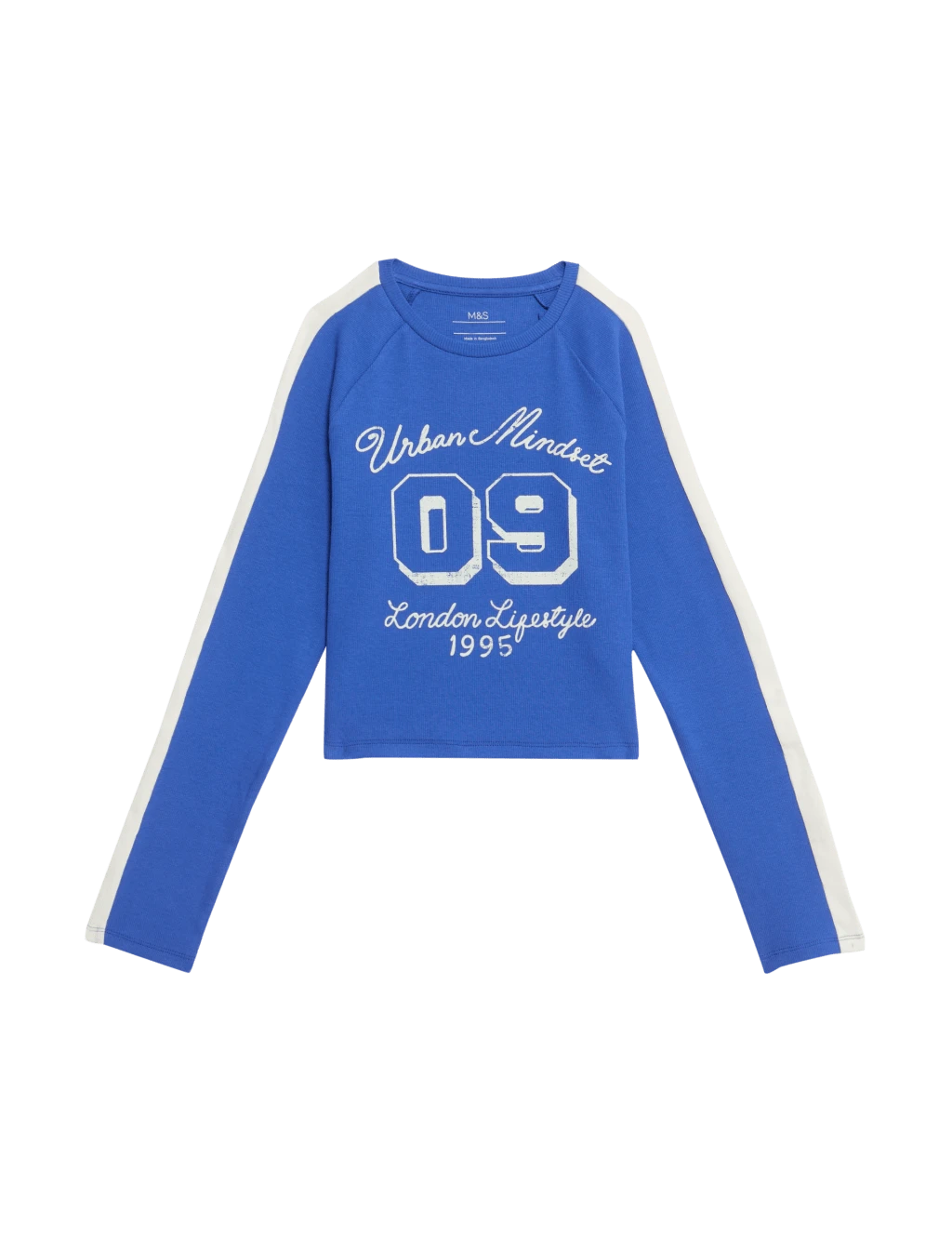 Cotton Rich Graphic Ribbed Top (6-16 Yrs) 16 Cotton Rich Graphic Ribbed Top (6-16 Yrs) - Image 14