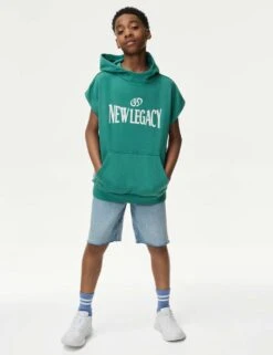 Cotton Rich Graphic Sleeveless Sweatshirt (6-16 Yrs) -School Uniform Store cotton rich graphic sleeveless sweatshirt 6 16 yrs 1 8