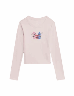 Cotton Rich Lilo & Stitch™ T-shirt (6-16 Yrs) -School Uniform Store cotton rich lilo and stitch t shirt 6 16 yrs