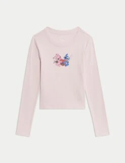 Cotton Rich Lilo & Stitch™ T-shirt (6-16 Yrs) -School Uniform Store cotton rich lilo and stitch t shirt 6 16 yrs 1 5