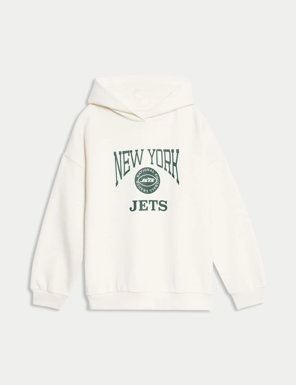 Cotton Rich NFL Jets Hoodie (6-16 Yrs) 15 Cotton Rich NFL Jets Hoodie (6-16 Yrs) - Image 13