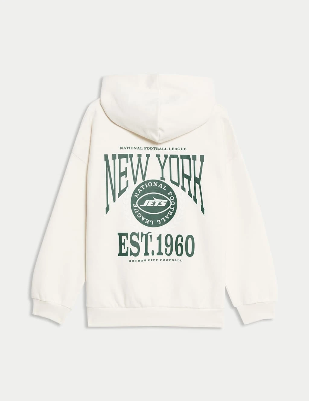 Cotton Rich NFL Jets Hoodie (6-16 Yrs) 10 Cotton Rich NFL Jets Hoodie (6-16 Yrs) - Image 8