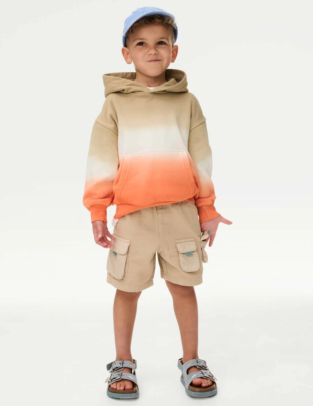 Cotton Rich Ombre Hoodie (2-8 Yrs) 12 Cotton Rich Ombre Hoodie (2-8 Yrs) - Image 10