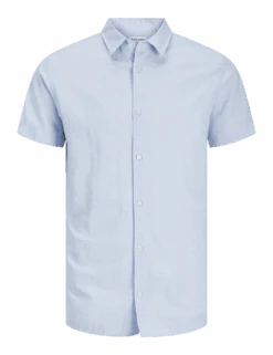 Jack & Jones Junior Cotton Rich Short Sleeve Shirt (8-16 Yrs) -School Uniform Store cotton rich short sleeve shirt 8 16 yrs 1 2