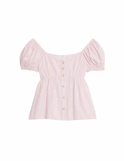 Cotton Rich Striped Top (6-16 Yrs) -School Uniform Store cotton rich striped top 6 16 yrs