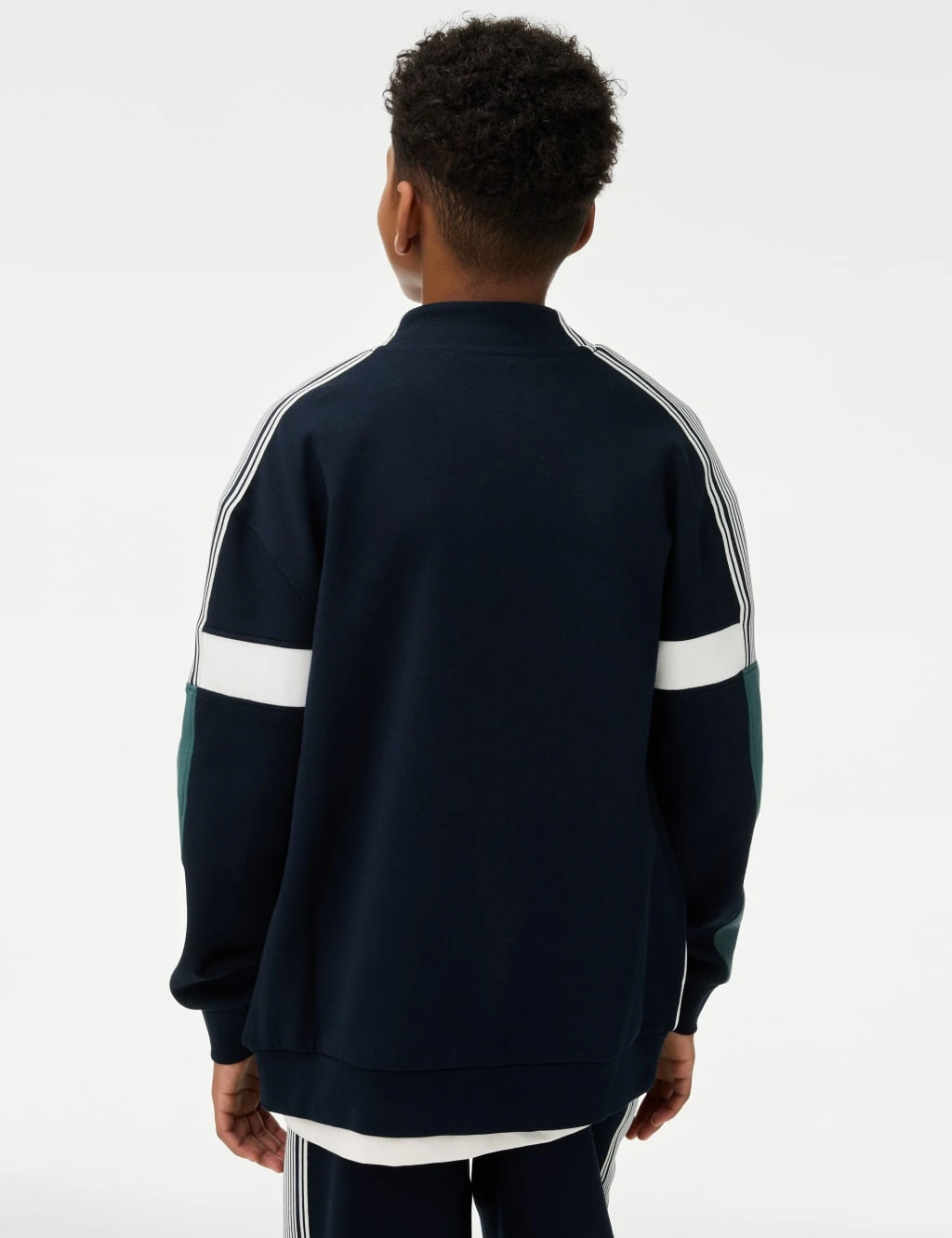 Cotton Rich Zip Sweatshirt (6-16 Yrs) 11 Cotton Rich Zip Sweatshirt (6-16 Yrs) - Image 9