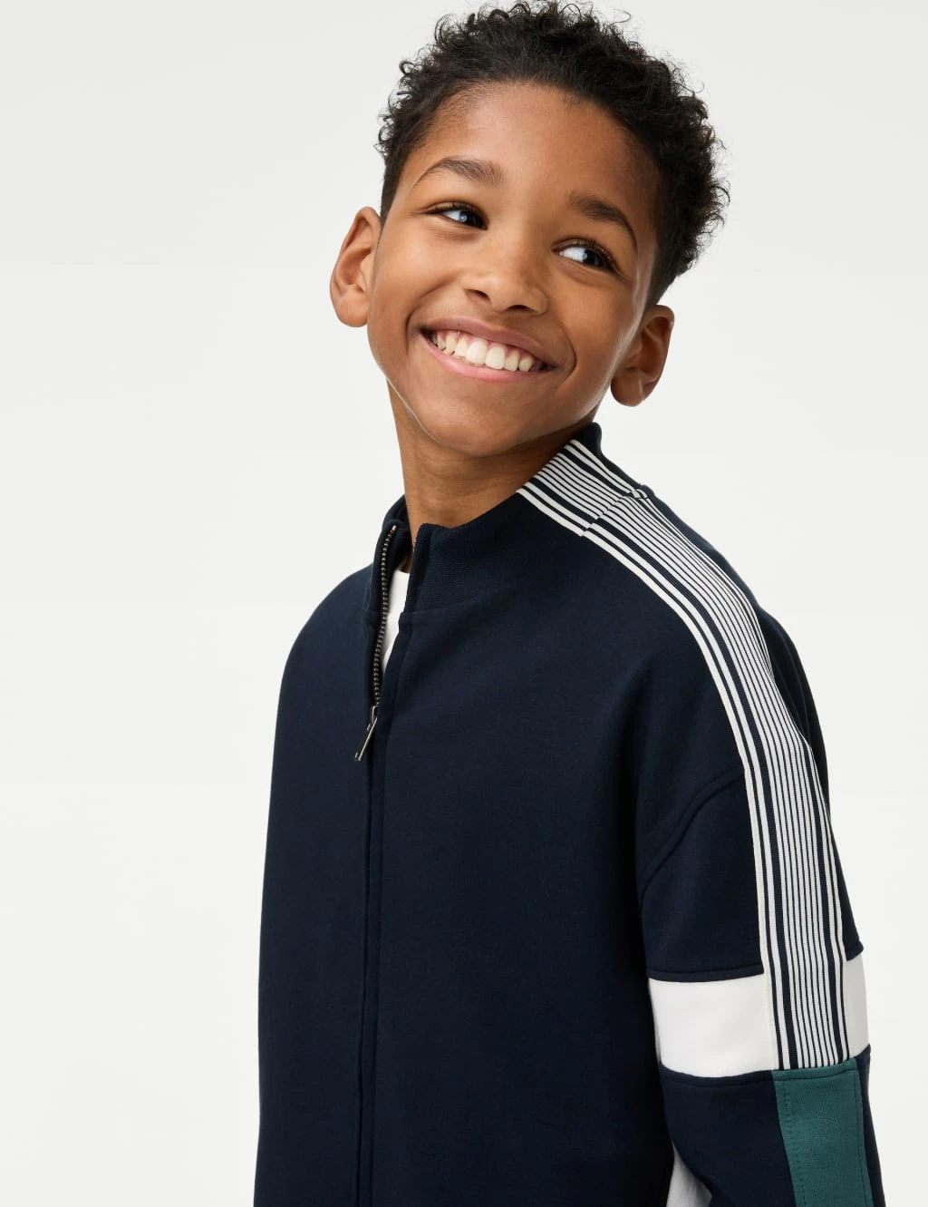 Cotton Rich Zip Sweatshirt (6-16 Yrs) 12 Cotton Rich Zip Sweatshirt (6-16 Yrs) - Image 10