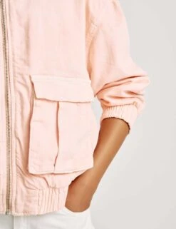 Denim Bomber Jacket (6-16 Yrs) -School Uniform Store denim bomber jacket 6 16 yrs 1 13