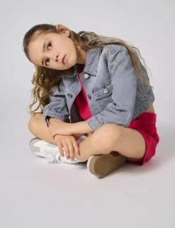 Denim Cropped Jacket (8-14 Yrs) 11 Denim Cropped Jacket (8-14 Yrs) -School Uniform Store denim cropped jacket 8 14 yrs 1 3