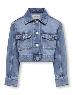 Denim Cropped Jacket (8-14 Yrs) 12 Denim Cropped Jacket (8-14 Yrs) -School Uniform Store denim cropped jacket 8 14 yrs 1 4