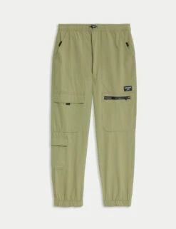 Elasticated Waist Cargo Trousers (6-16 Yrs) -School Uniform Store elasticated waist cargo trousers 6 16 yrs 1 12