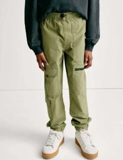 Elasticated Waist Cargo Trousers (6-16 Yrs) -School Uniform Store elasticated waist cargo trousers 6 16 yrs 1 15