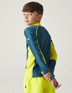 Regatta Hoku II Colourblock Rash Vest (3-14 Yrs) -School Uniform Store hoku ii colourblock rash vest 3 14 yrs 1 8