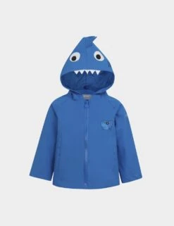 Regatta Hooded Animal Waterproof Jacket (6 Mths-3 Yrs) -School Uniform Store hooded dinosaur jacket 6 36 mths 1 1