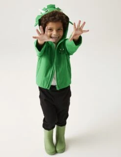 Regatta Hooded Animal Waterproof Jacket (6 Mths-3 Yrs) -School Uniform Store hooded dinosaur jacket 6 36 mths 1 9