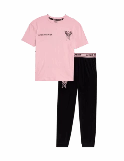 Inter Miami™ Football Pyjamas (6-16 Yrs) 23 Inter Miami™ Football Pyjamas (6-16 Yrs) -School Uniform Store inter miami football pyjamas 6 16 yrs