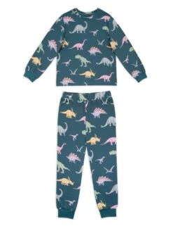 Jersey Dinosaur Print Pyjamas (1-12 Yrs) -School Uniform Store jersey dinosaur print pyjamas 1 12 yrs 1 5