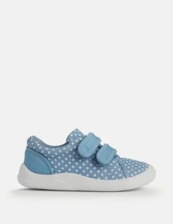 Kids' Canvas Polka Dot Riptape Trainers (3 Small - 7 Small) 32 Kids' Canvas Polka Dot Riptape Trainers (3 Small - 7 Small) -School Uniform Store kids canvas polka dot riptape trainers 3 small 7 small 1 12