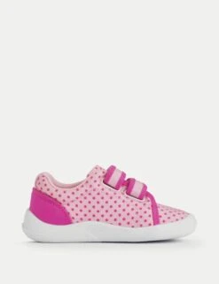 Kids' Canvas Polka Dot Riptape Trainers (3 Small - 7 Small) 28 Kids' Canvas Polka Dot Riptape Trainers (3 Small - 7 Small) -School Uniform Store kids canvas polka dot riptape trainers 3 small 7 small 1 8