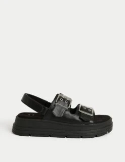 Kids' Chunky Buckle Footbed Sandals (1 Large - 6 Large) -School Uniform Store kids chunky buckle footbed sandals 1 large 6 large 1 7