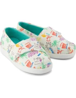 Toms Kids' Doodle Print Riptape Espadrilles (4 Small - 2 Large) 38 Toms Kids' Doodle Print Riptape Espadrilles (4 Small - 2 Large) -School Uniform Store kids doodle print riptape espadrilles 4 small 2 large 1 16