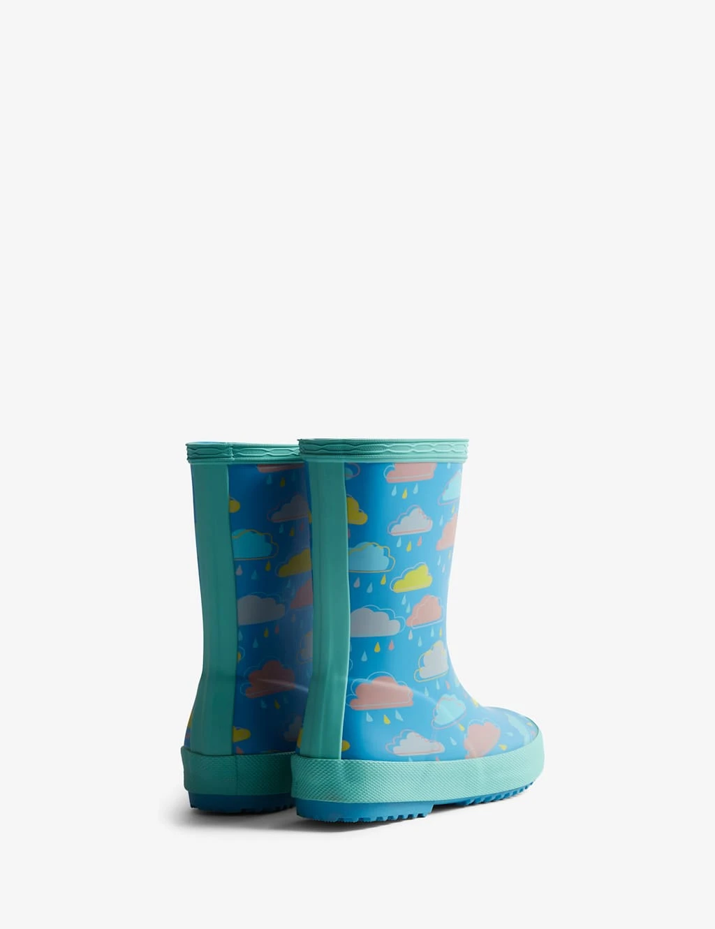 Hunter Kids First Rain Cloud Print Wellies 9 Hunter Kids First Rain Cloud Print Wellies - Image 7