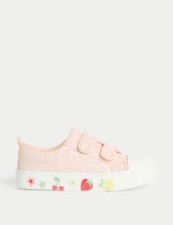 Kids' Glitter Riptape Trainers (4 Small - 2 Large) 29 Kids' Glitter Riptape Trainers (4 Small - 2 Large) -School Uniform Store kids glitter riptape trainers 4 small 2 large 1 11