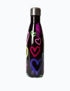 HYPE Kids' Graffiti Heart Print Water Bottle 21 HYPE Kids' Graffiti Heart Print Water Bottle -School Uniform Store kids graffiti heart print water bottle 9
