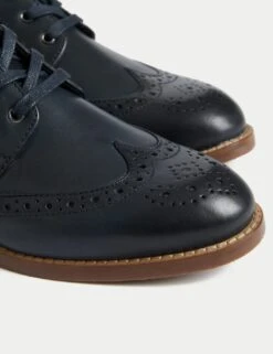 Kids' Leather Brogues (3 Large - 7 Large) 21 Kids' Leather Brogues (3 Large - 7 Large) -School Uniform Store kids leather brogues 3 large 7 large 1 5