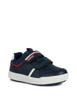 Geox Kids' Leather Riptape Trainers (7 Small - 12.5 Small) -School Uniform Store kids leather riptape trainers 7 small 12 5 small 1 11