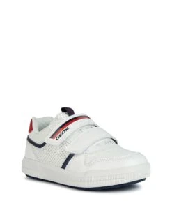 Geox Kids' Leather Riptape Trainers (7 Small - 12.5 Small) -School Uniform Store kids leather riptape trainers 7 small 12 5 small 1 17