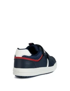 Geox Kids' Leather Riptape Trainers (7 Small - 12.5 Small) -School Uniform Store kids leather riptape trainers 7 small 12 5 small 1 9