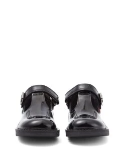 Kickers Kids' Leather School Shoes (12 1/2 Small - 2 1/2 Large) -School Uniform Store kids leather school shoes 12 1 2 small 2 1 2 large 1 11