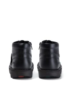 Kickers Kids' Leather Zip School Ankle Boots (12½ Small - 2½ Large) -School Uniform Store kids leather zip school ankle boots 12 small 2 large 1 10