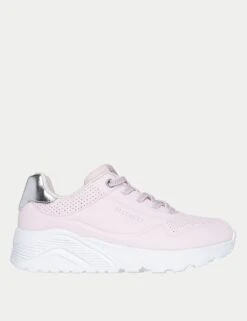 Skechers Kids' Metallic Trainers (9½ Small - 4 Large) -School Uniform Store kids metallic trainers 9 small 4 large 1 5