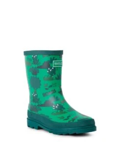 Regatta Kids' Mudplay Junior II Dinosaur Wellies (9 Small - 3 Large) -School Uniform Store kids mudplay junior ii dinosaur wellies 9 small 3 large 1 11