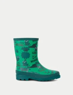 Regatta Kids' Mudplay Junior II Dinosaur Wellies (9 Small - 3 Large) -School Uniform Store kids mudplay junior ii dinosaur wellies 9 small 3 large 1 6