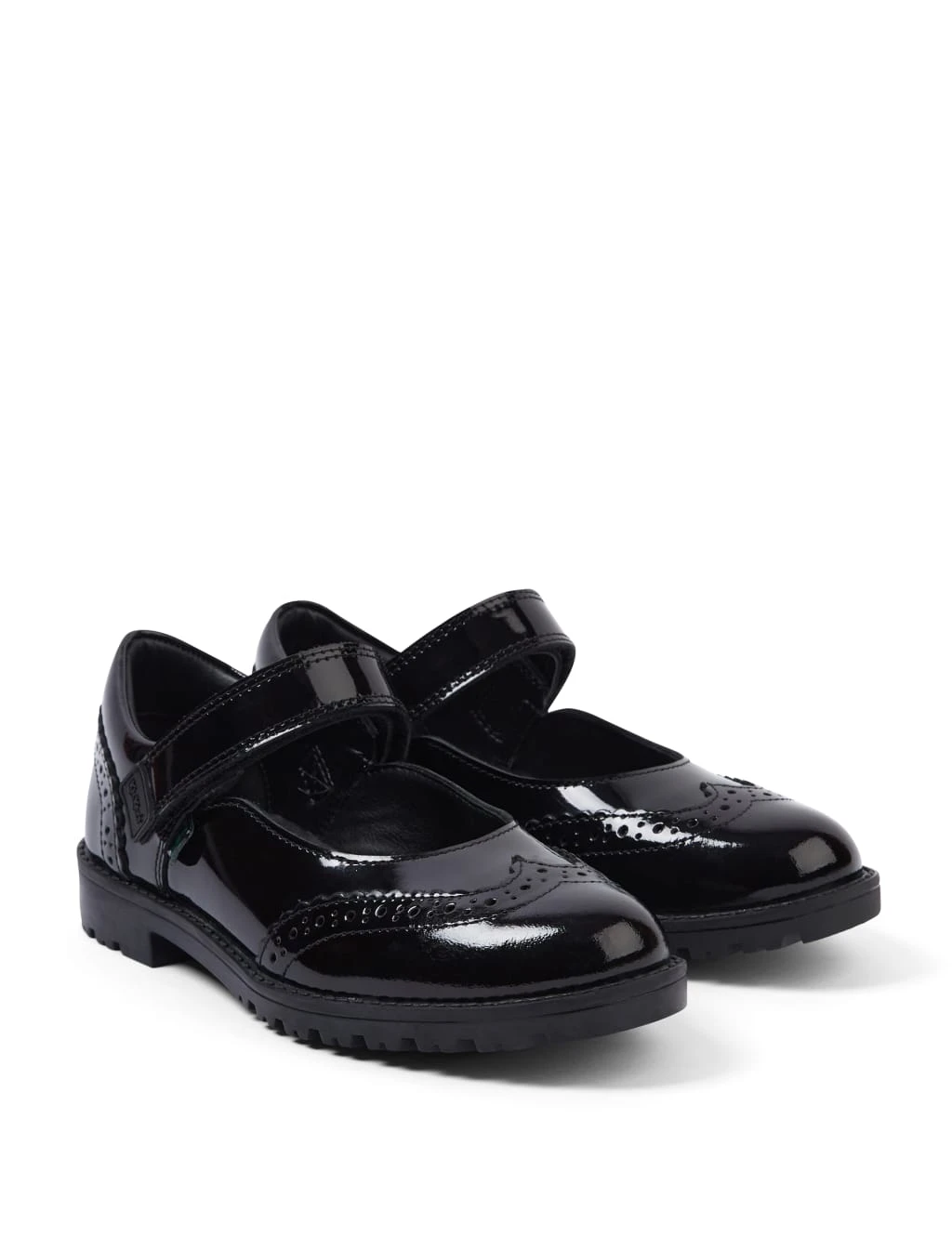 Kickers Kids' Patent Riptape School Brogues (12½ Small - 2½ Large) 9 Kickers Kids' Patent Riptape School Brogues (12½ Small - 2½ Large) - Image 7