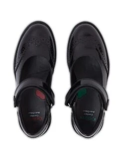 Kickers Kids' Patent Riptape School Brogues (12½ Small - 2½ Large) 22 Kickers Kids' Patent Riptape School Brogues (12½ Small - 2½ Large) -School Uniform Store kids patent riptape school brogues 12 small 2 large 1 8