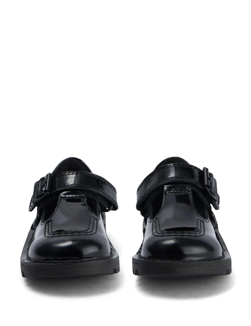 Kickers Kids' Patent Riptape T-Bar School Shoes (7 Small - 12 Small) 12 Kickers Kids' Patent Riptape T-Bar School Shoes (7 Small - 12 Small) - Image 10