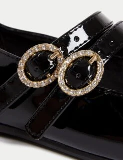 Kids' Patterned Ballet Pumps (1 Large - 6 Large) -School Uniform Store kids patterned ballet pumps 1 large 6 large 1 5