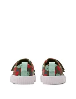 Clarks Kids' Printed Riptape Trainers (4 Small - 6½ Large) -School Uniform Store kids printed riptape trainers 4 small 6 large 1 8